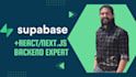 build and integrate a custom web app backend using supabase
