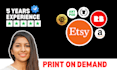 be your virtual assistant for etsy, teespring, redbubble, print on demand stores