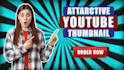 design youtube thumbnail and fiverr gig image for higher CTR