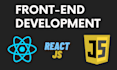 make front end websites using html CSS javascript react js