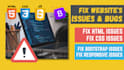 fix one small issue of your website