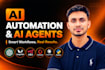 develop ai automation using langchain, langgraph, rag n8n ai agents