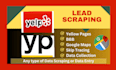 do google map scraping, yellow pages data collection, web data scraper