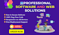 provide custom software and web applications tailored for your business