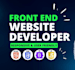 be your front end web developer using HTML, CSS, javascript, bootstrap
