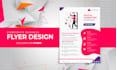 create engaging modern digital and print ready flyer designs