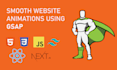 add animations to your website using gsap
