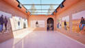 create custom 3d art exhibition gallery
