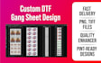 do custom dtf gang sheet design in png