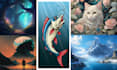 create ai generated art, image, using your text and imagination