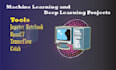 do machine learning, deep learning and python projects