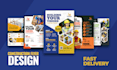 design a professional construction business promotional flyer