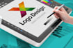 create a modern business logo