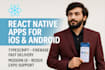do mobile IOS and android app development in react native