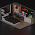 create and design a 3d room modeling