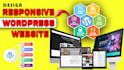 design a responsive wordpress website and woocommerce store
