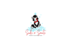 create a contemporary dog grooming logo for you