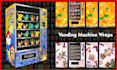 design wonderful custom vending machine wrap