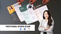 do professional CV resume design and cover letter