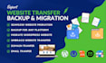 backup, transfer, migrate your website in 4 hours