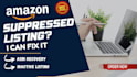 reactivate suppressed amazon asin and fba listings