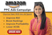 setup amazon ppc campaigns, amazon ppc campaign management