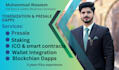 build evm and solana blockchain website and solutions