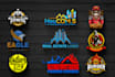 create modern, professional and 3d business logo design