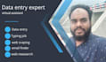 do perfect data entry, copy paste, web research perfectly