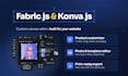 build a custom product designer using fabric js or konva js