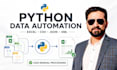 automate excel, PDF CSV json and XML data processing with python