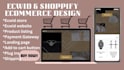 create a professional e commerce ecwid or shopify website