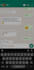 create testimonial on whatsapp as screenshot