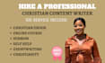 be christian ebook writer, christian ebook ghostwriter, christian book and ebook