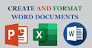 create and format microsoft word document for you