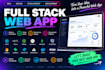 develop full stack react next node js mysql web application