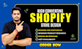 build shopify store design, shopify dropshipping store, shopify website