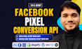 setup meta pixel, facebook conversion API server side tracking