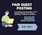 provide you da50 dofollow backlinks on high authority sites
