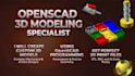 model 3d in openscad