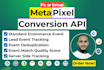 setup meta pixel, conversion API for gohighlevel, clickfunnels, wordpress by GTM