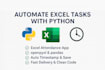 excel automation service with python for reports and data entry