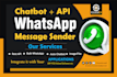 make whatsapp software API