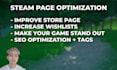 do SEO optimized steam page copywriting for your game
