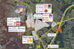 design a commercial real estate aerial map