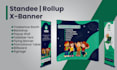 design pull up banner, roll up banner or trade show booth
