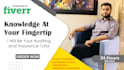 teach auditing and assurance and assist in project work