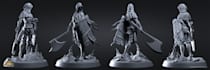 design and sculpt custom tabletop or dnd miniatures for 3d printing