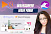 integrate wavesurfer or audio players in shopify lading page