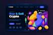 design crypto , web 3, blockchain and nft UI in figma